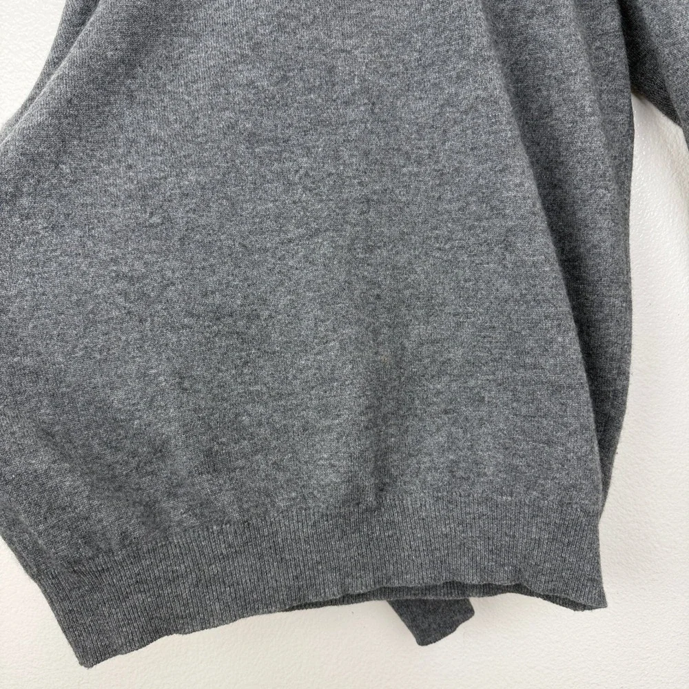 5+1_ANNAPURNA Sweater Mens XL Grey Cashmere Crew Neck Made in Italy Pullover